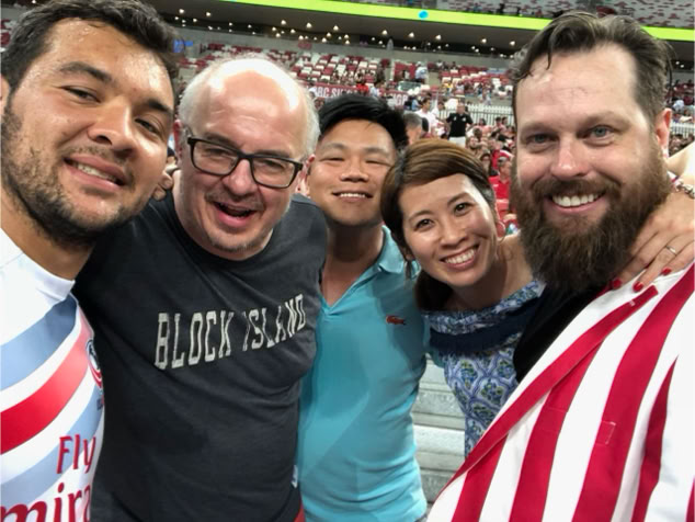 Singapore 7s - break from global workshops